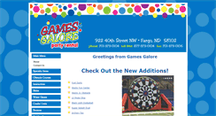 Desktop Screenshot of fargo-games-galore.com